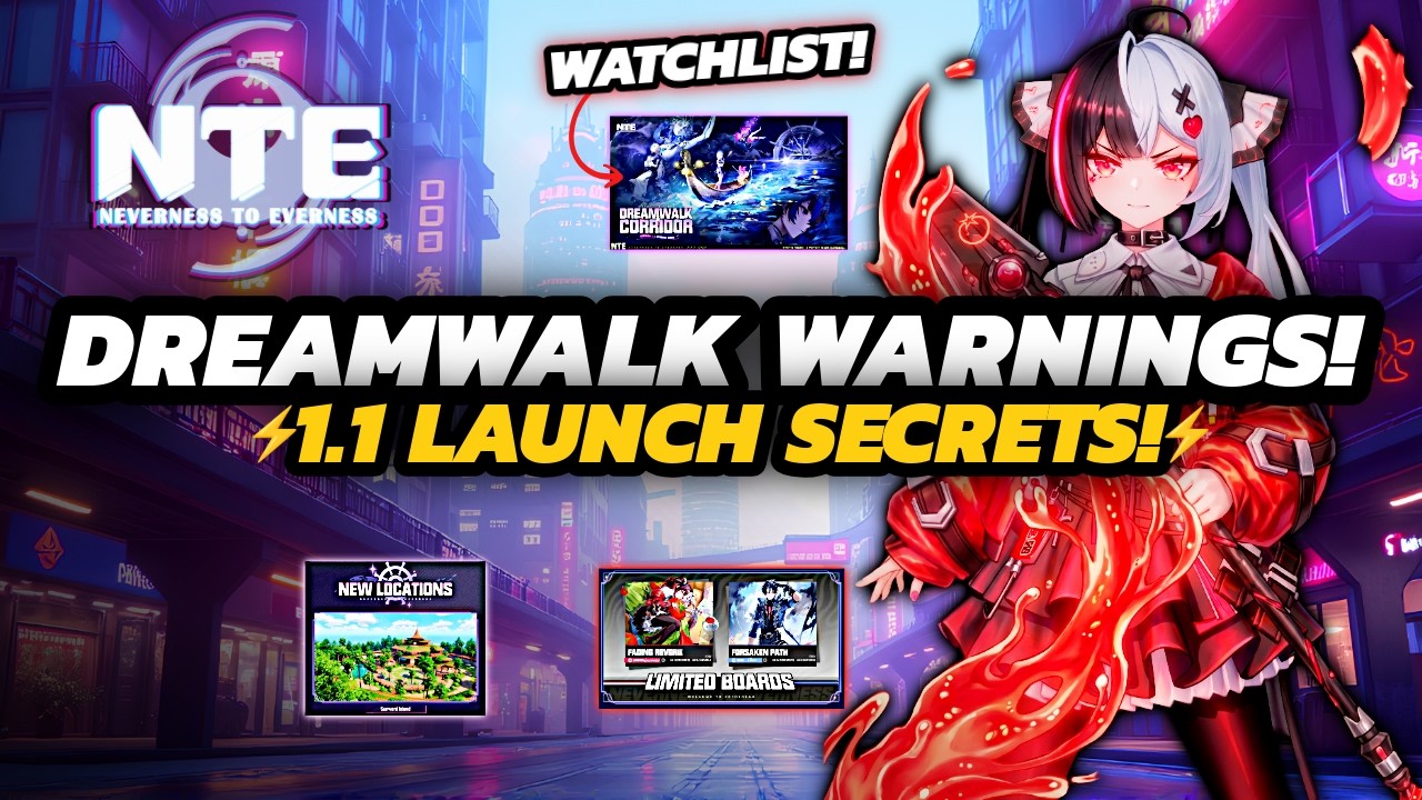 NTE 1.1 Roadmap DATES! | Full Event Calendar & BANNERS - Neverness To Everness