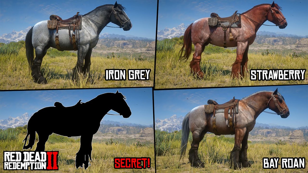 Best Horses in RDR2 You Must Own! (Ardennes)