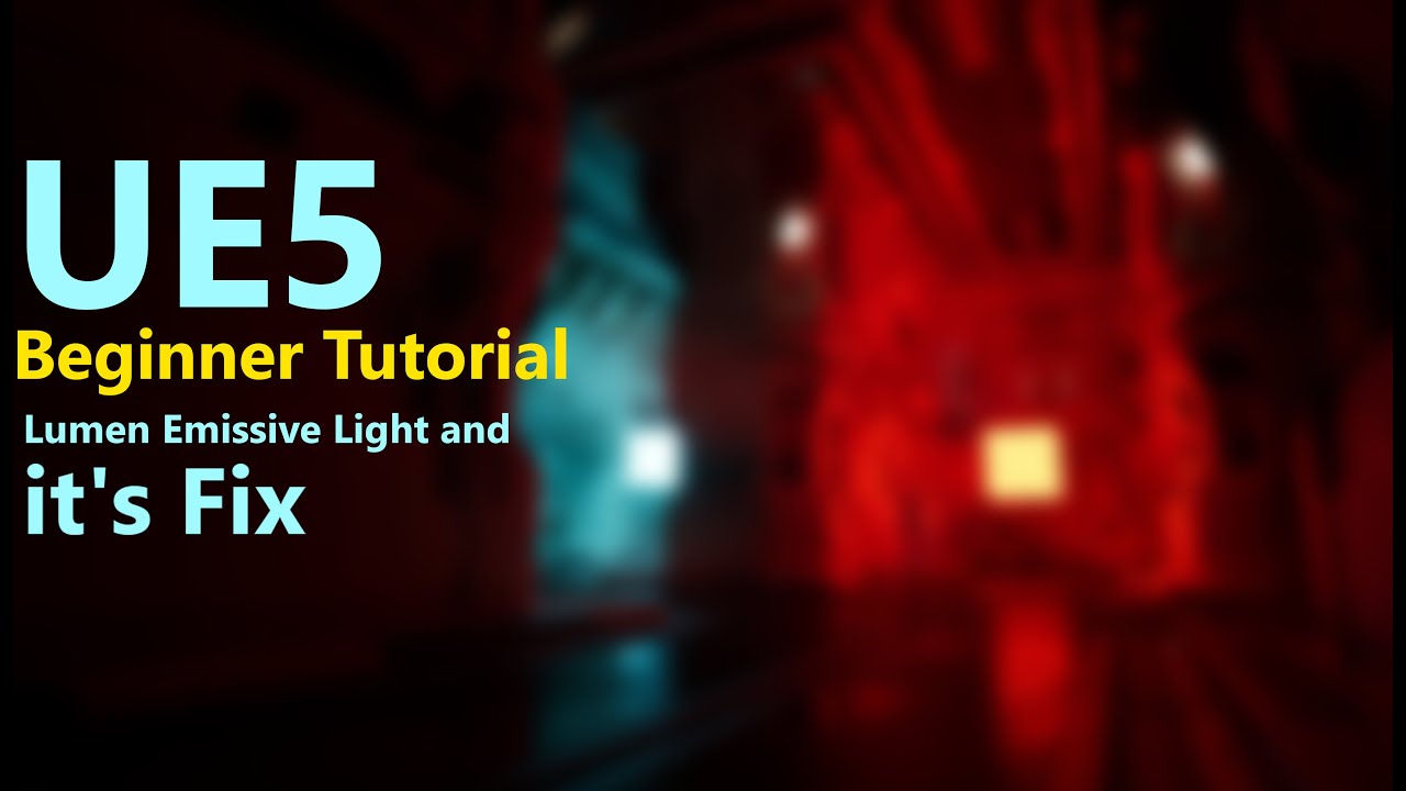 The correct way to use Lumen Emissive Light UE5 Beginner Tutorial | DesignwithDan