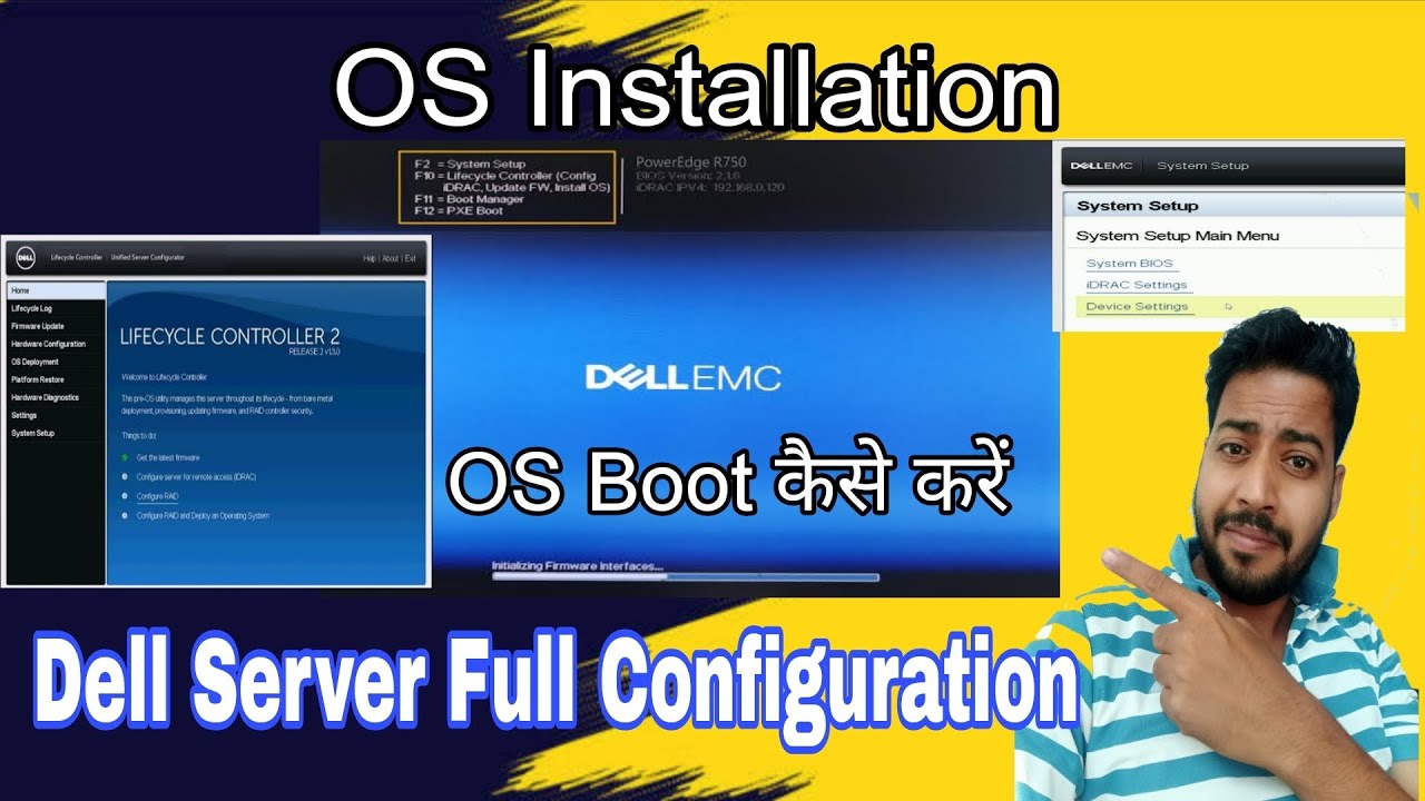 How to Boot Windows OS in Dell Server | Server iDRAC Configuration #dellserver