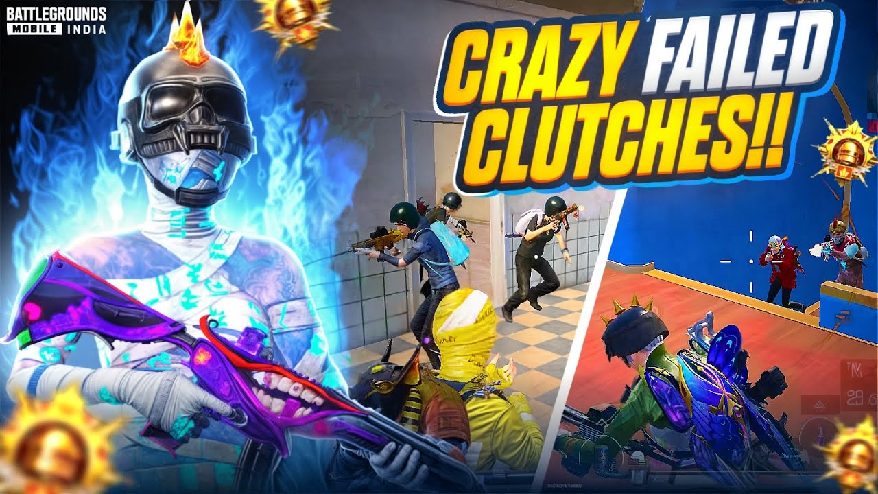 Crazy Bixi Op Failed Clutches 🔥 Intense Solo vs Squad in Conqueror Lobby  | 1v4 BGMI Gameplay | BGMI