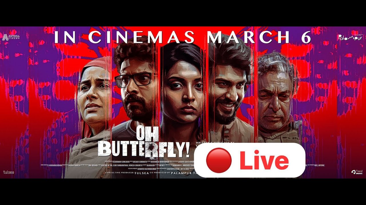 🔴 Live : Oh Butterfly Movie Press Meet | Nivedhithaa Sathish | Ciby | Nasser