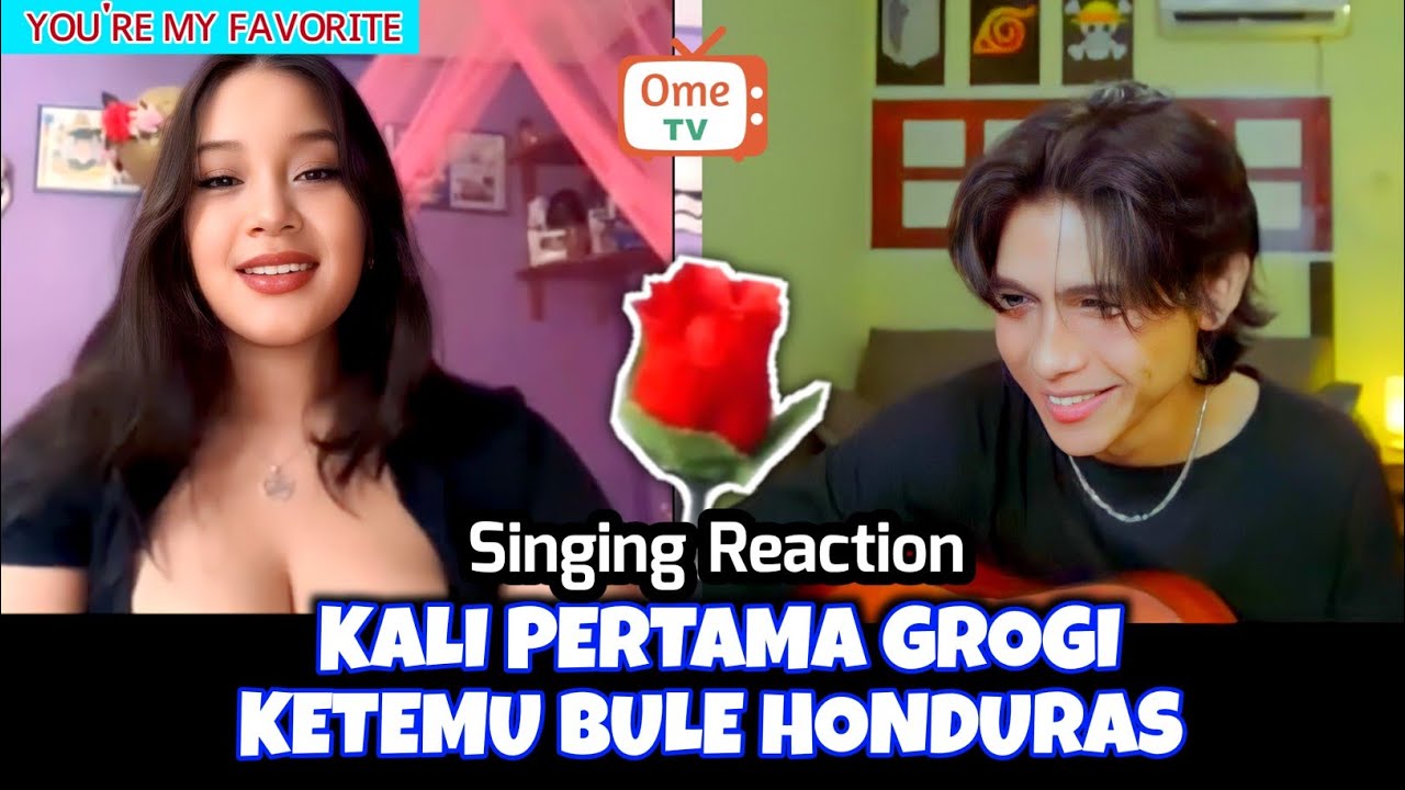 THE ONLY ONE HONDURAS GIRL REACTION MAKES HIM HAPPY #singingreactions