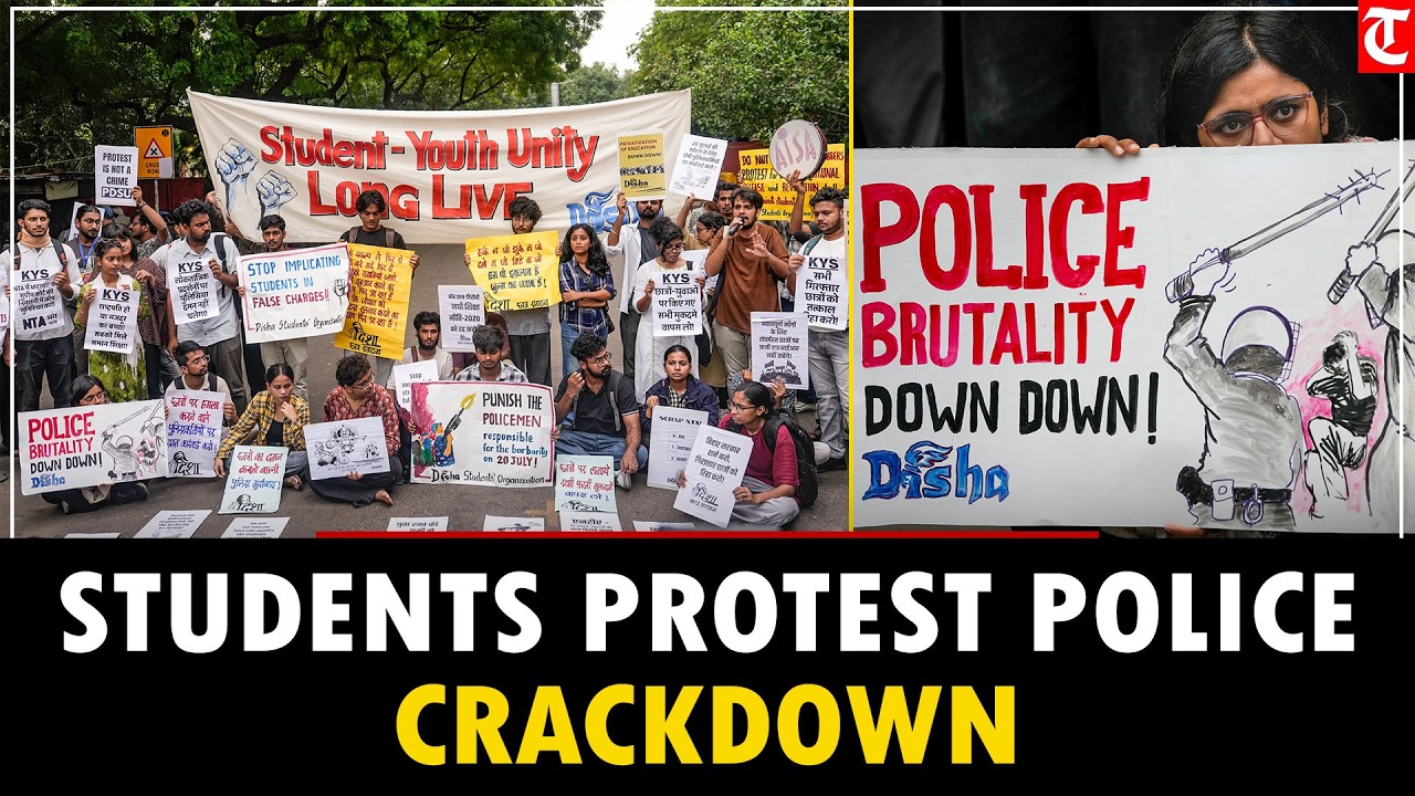 Delhi Students Union Holds &ldquo;Rise In Peace&rdquo; Protest Against Police Crackdown On Students & Youth