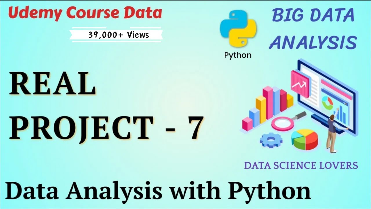 Проект 7 | Анализ данных с помощью Python | #DataScience | Курсы Udemy по данным