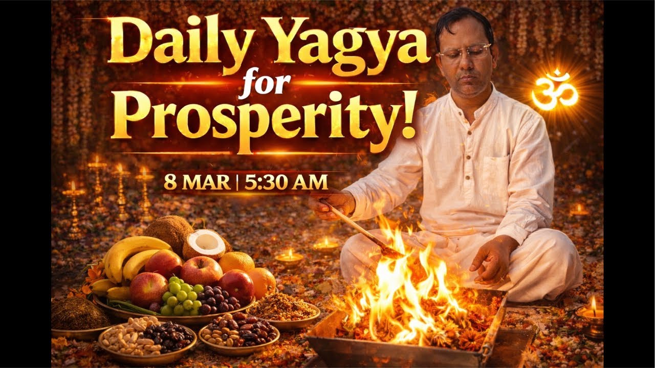 समृद्धि के लिए यज्ञ 🔥 Live Daily Yagya for Prosperity #sanatandharma #yagya #yagyashresthkarma
