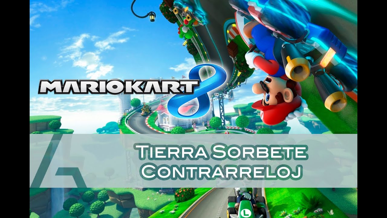 Mario Kart 8 | Tierra Sorbete (Contrarreloj vs. Nin★Fausti)