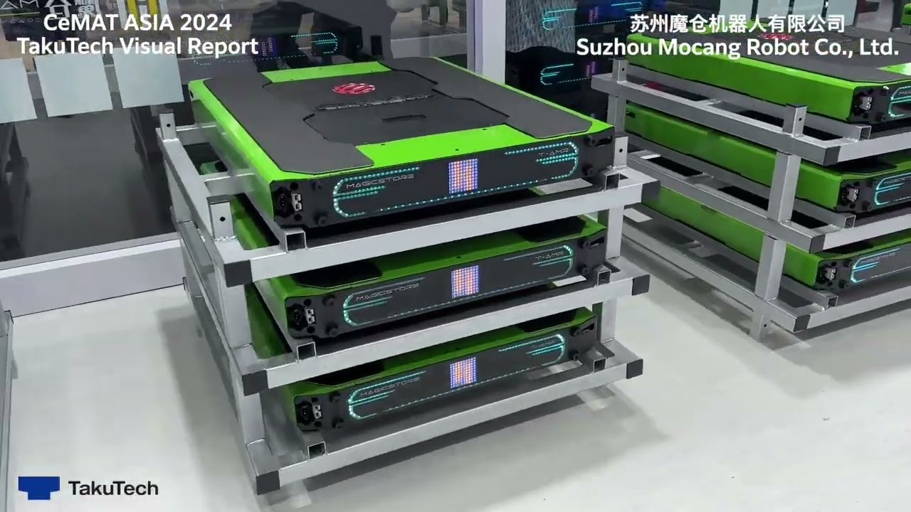 4方向パレットシャトル CeMAT ASIA 2024 （上海CeMAT2024タクテック動画レポート）
