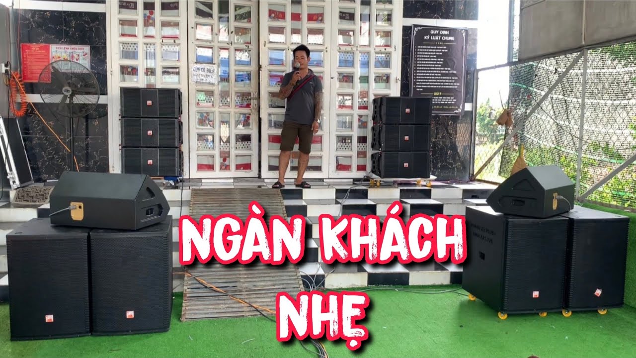 Dàn array 40 phủ 1k khách nhẹ #atdaudiopro 
