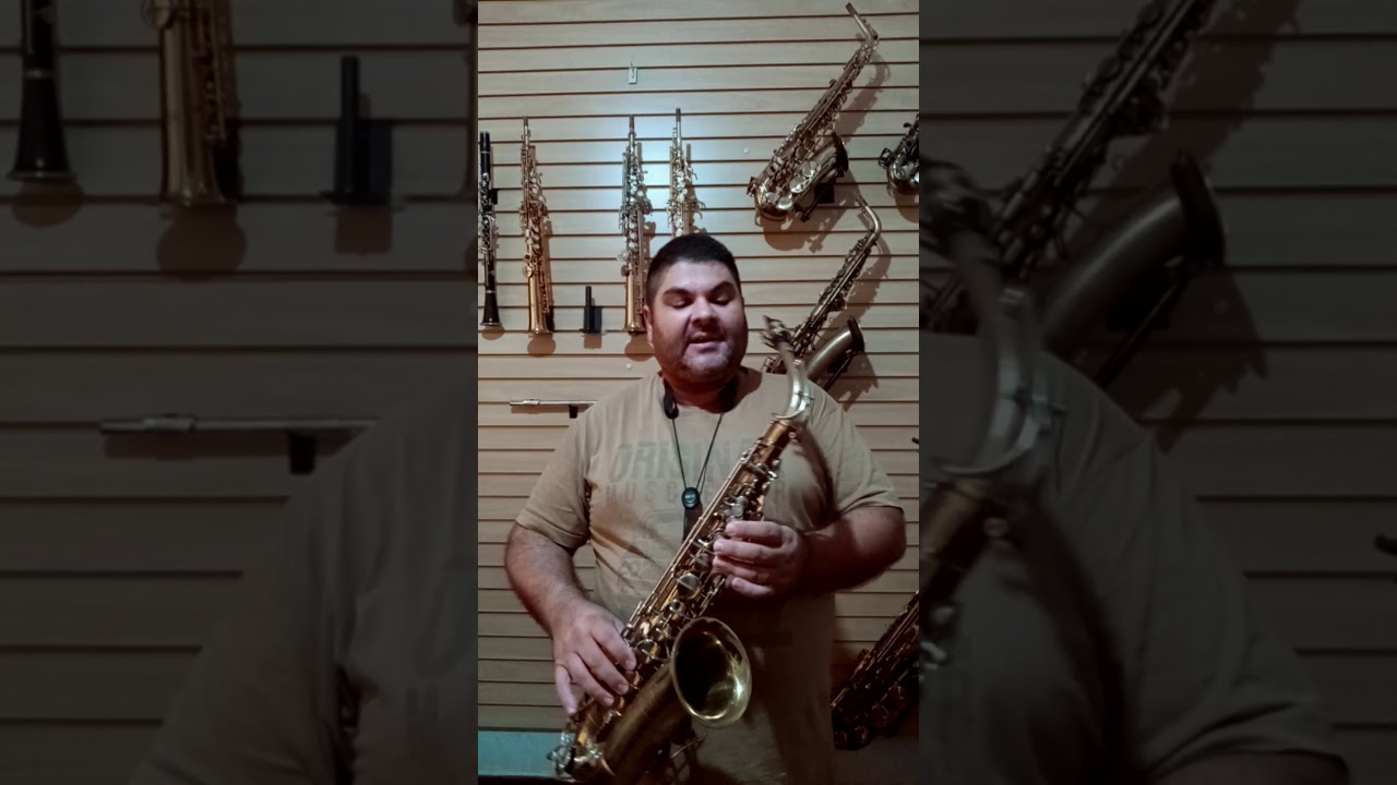 Teste de som sax alto Selmer Bundy série I