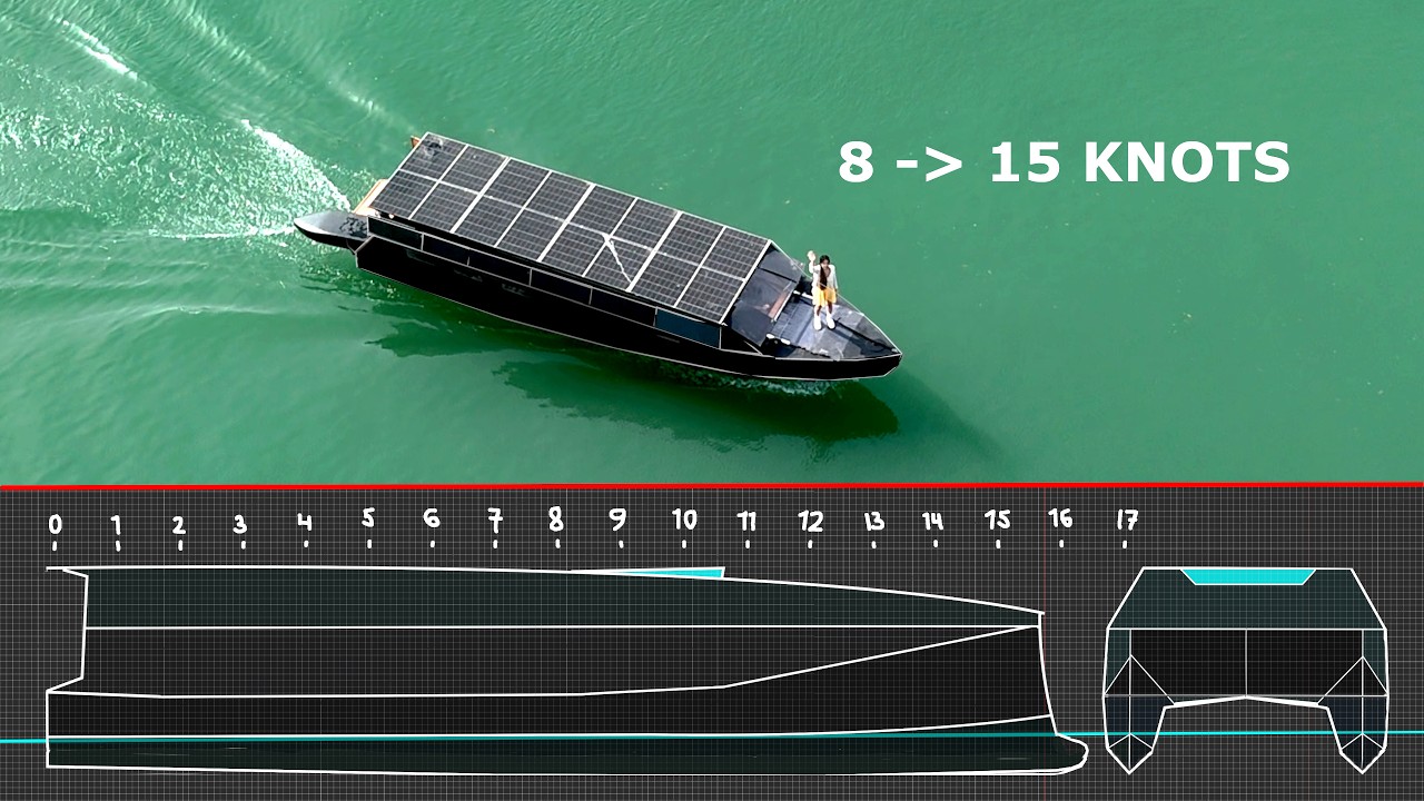 Cruising in Sunny France - How This Boat Will Reach 15 kt on Solar Alone