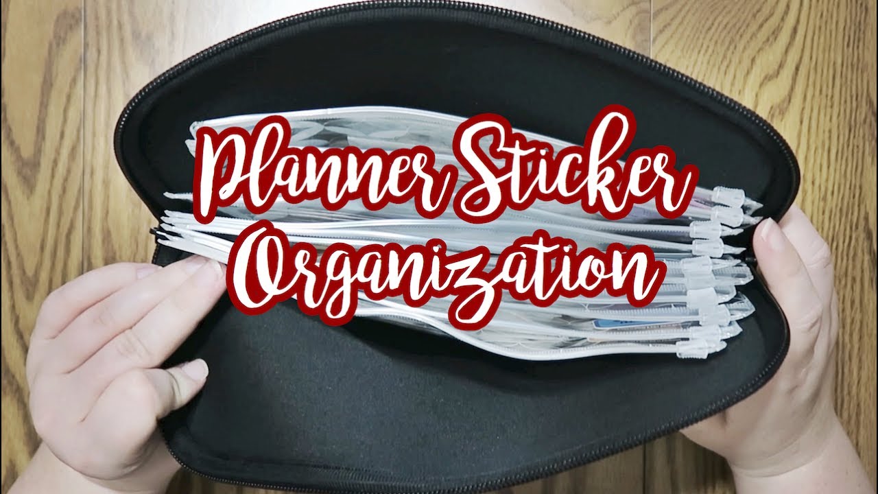 Planner Sticker Organization