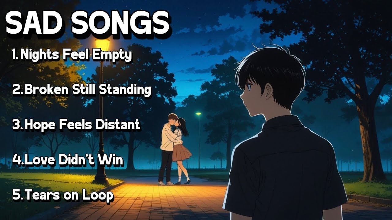 Nights Feel Empty – Emotional English Sad Songs Playlist for Lonely Nights & 💔 