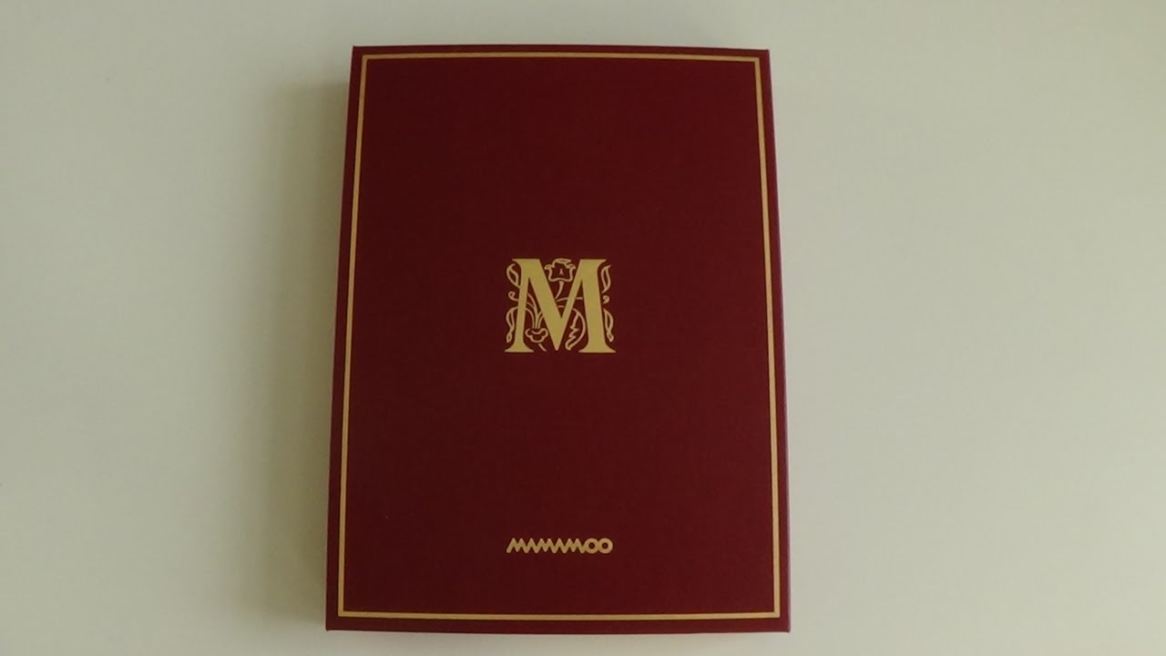Unboxing Mamamoo 마마무 4th Korean Mini Album Memory
