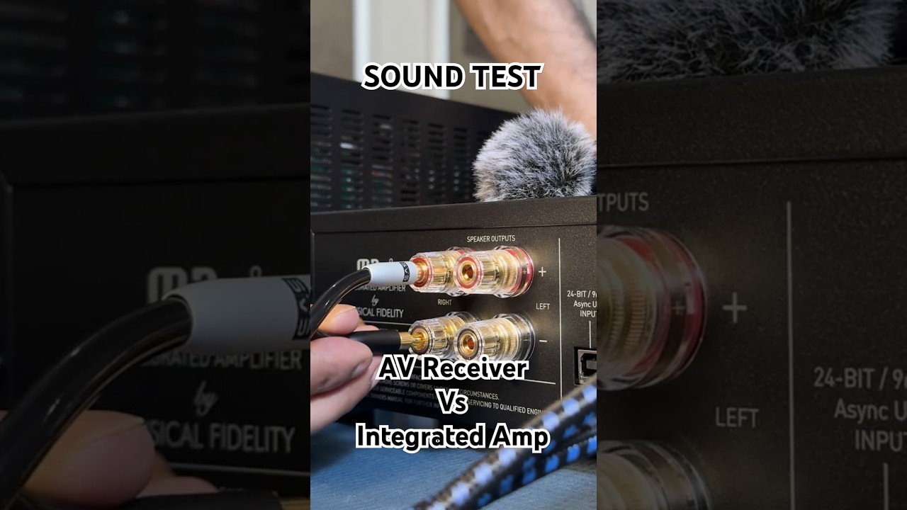 Integrated AMP vs AVR | M3Si x SR8015 Sound Comparison - Can you hear the difference?