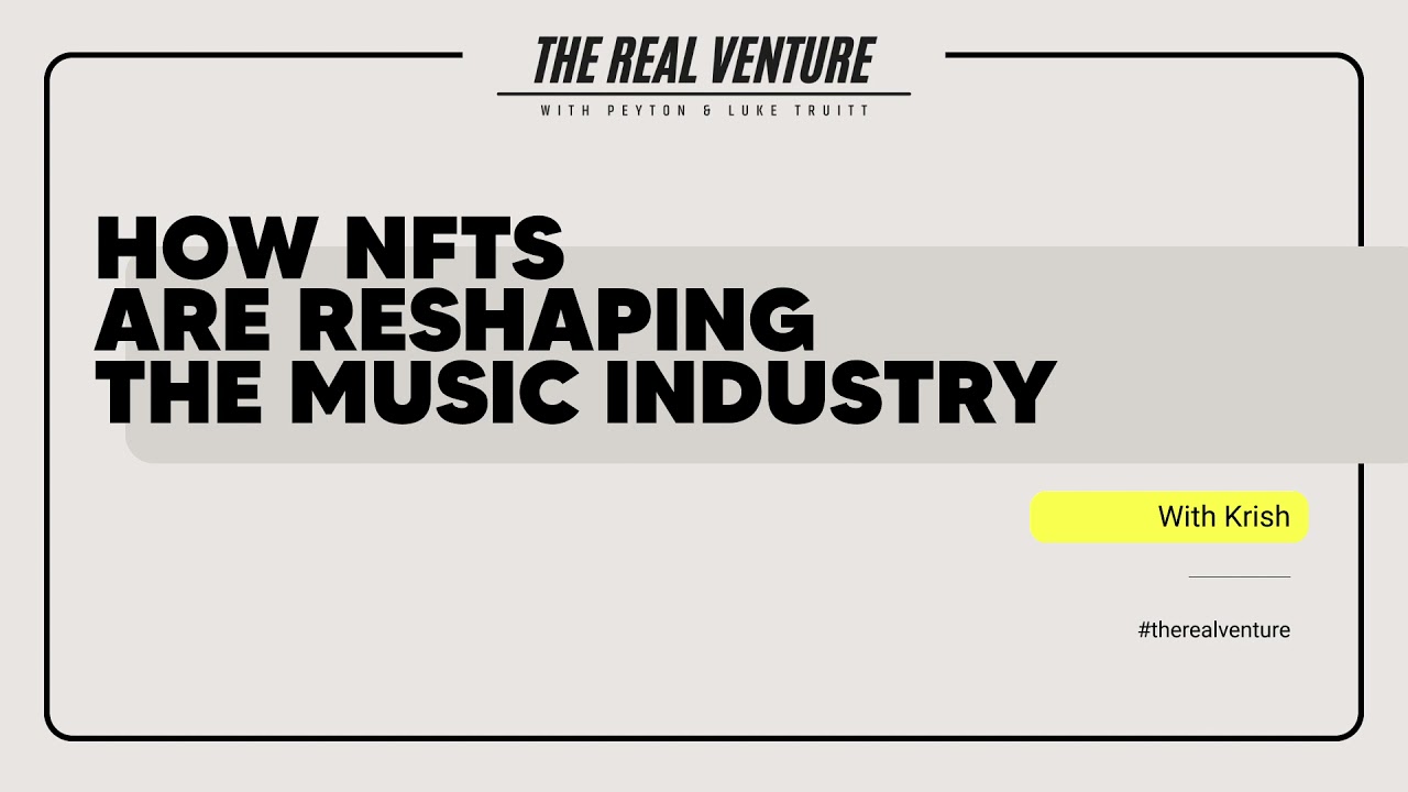 How NFT&rsquo;s Are Reshaping The Music Industry With Krish