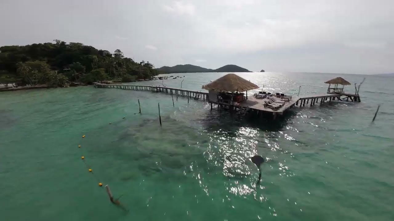 Koh Mak Thailand 2025 (rainy season) - Drone flight with DJI Avata II