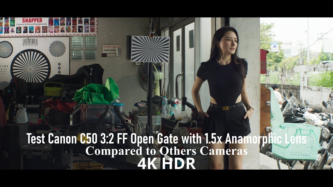 Test Canon C50 3:2 Open Gate with 1.5x Anamorphic Lens, Comparing to Other Cameras in 4K HDR10