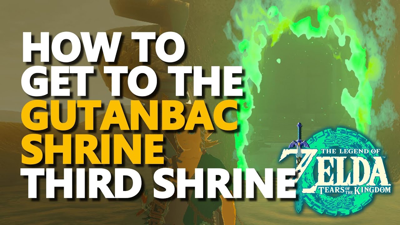 How to get to the Gutanbac Shrine Zelda (Frost Zone Great Sky Island)