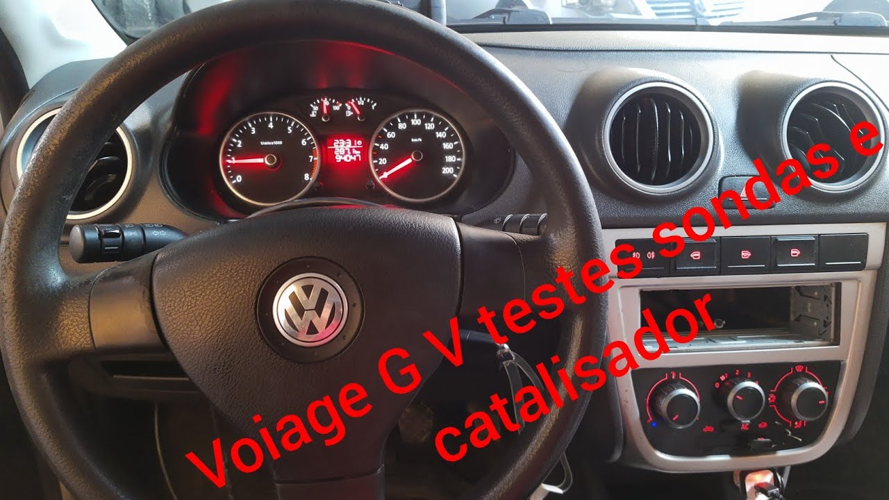 Voyage G V com problema na sonda II e suspeita de problema no catalisador