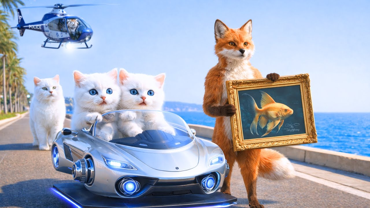 A perfect heist gone wrong | A fox versus a guard and a white tiger