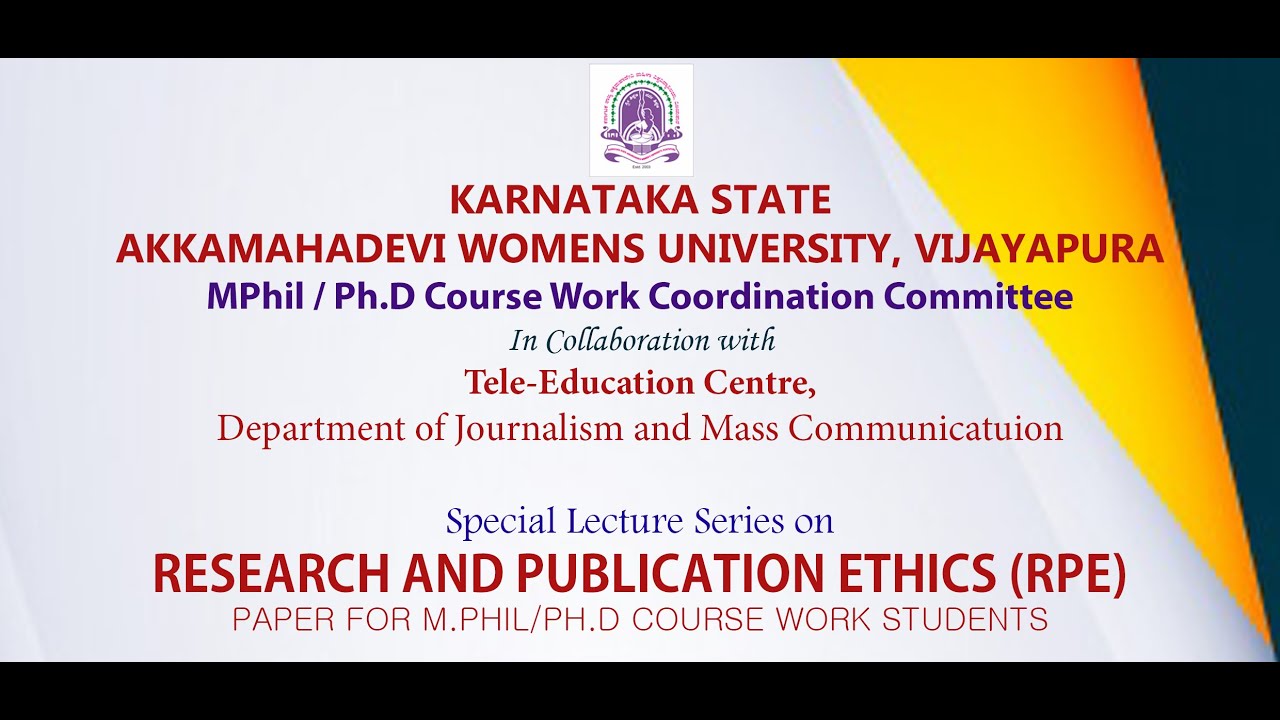 Publication Ethics - Part 02 | M.Phil/Ph.D Course Work | Special Lecture Series | Lecture 05