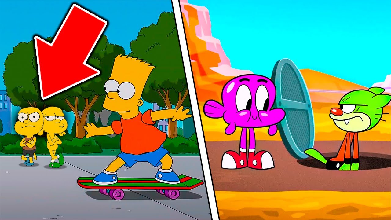 10 APARIÇÕES de GUMBALL em outros Desenhos Animados!