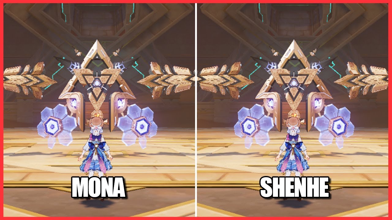 AYAKA, BUT WITH MONA OR SHENHE COMPARISON DAMAGE, IS SHENHE WORTH IT?