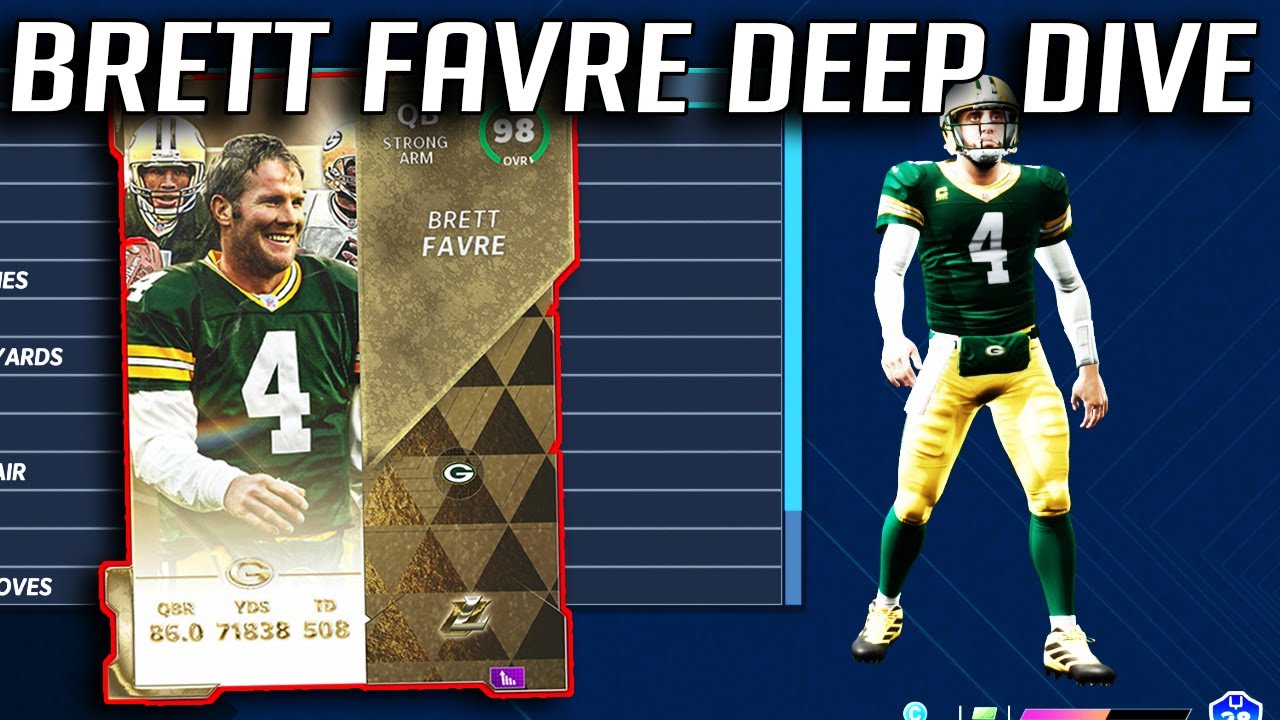 BRETT FAVRE ULTIMATE LEGEND DEEP DIVE! HOW GOOD IS HIS THROWING STYLE!?! | MADDEN 21