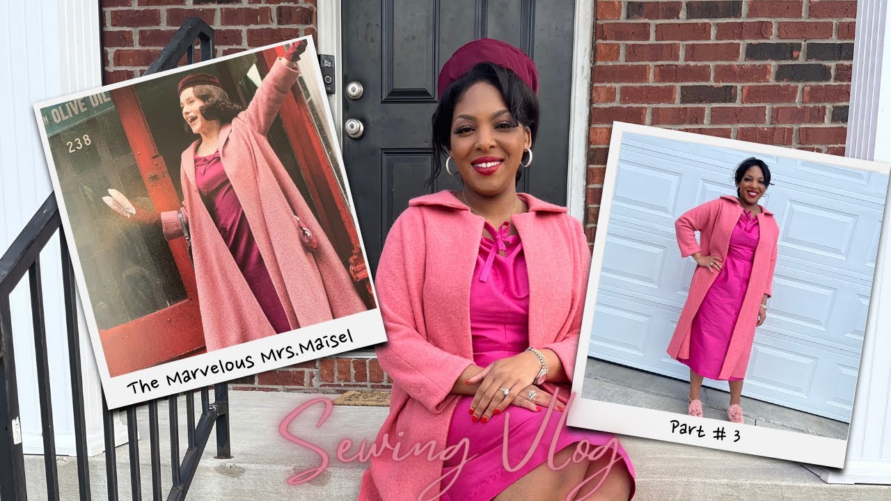 Sewing A Vintage Style Mrs. Maisel Coat! Sewing Project Diary