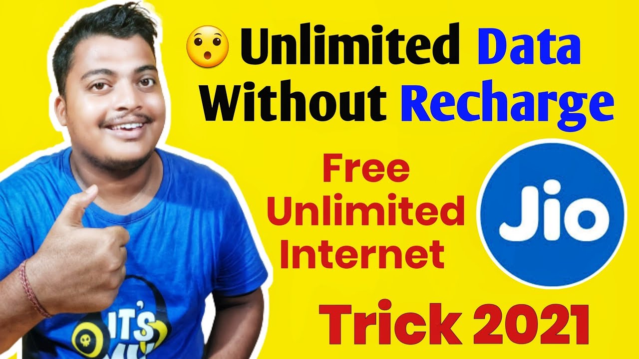 Jio free unlimited data trick without recharge| Jio unlimited free internet trick 2021