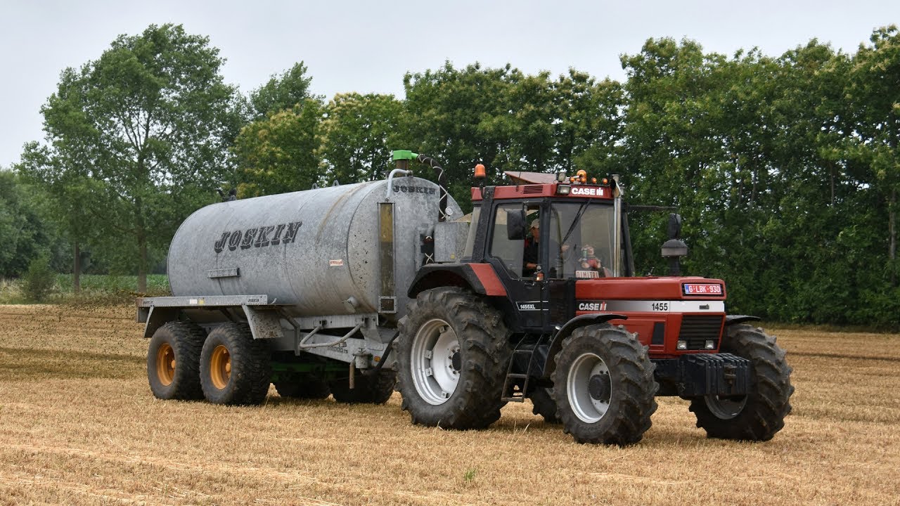 Case International 1455XL & Joskin mesttank 14m³