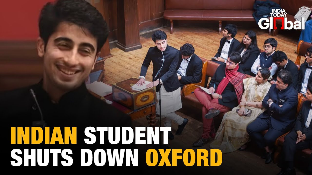 Indian Student Shocks Oxford Union With Blistering Pakistan Speech That Goes Viral