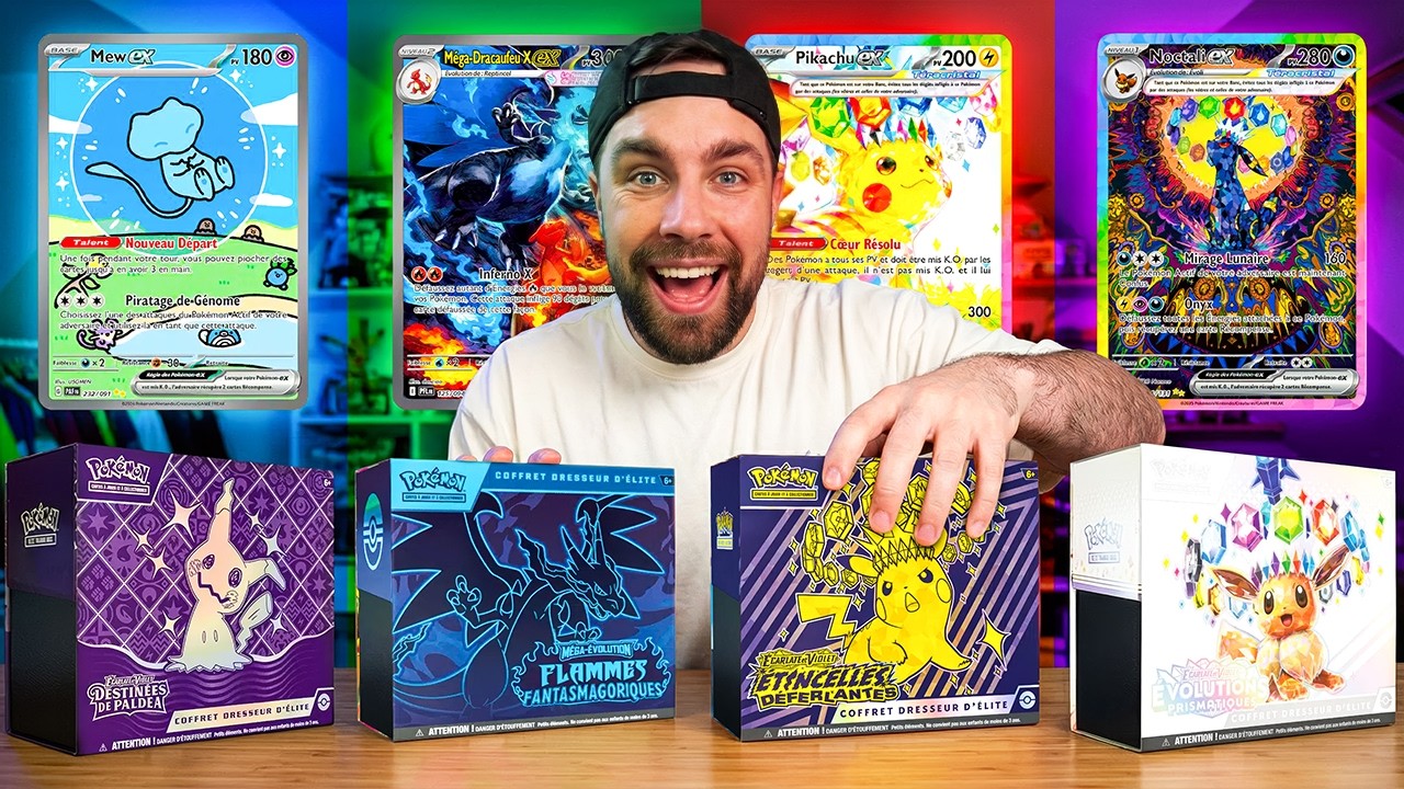 J'ouvre les ETB Pokémon qui ont du buzz !!