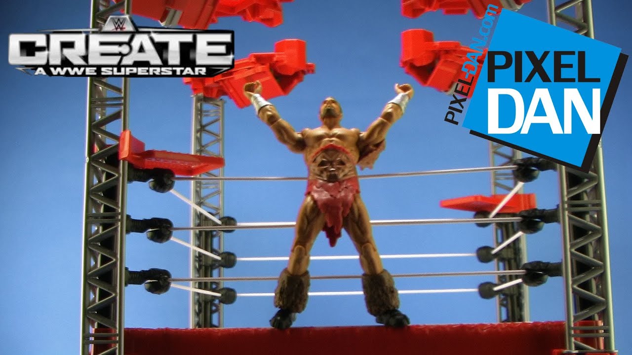 WWE Create-A-Superstar Ring Builder Set Mattel Video Review
