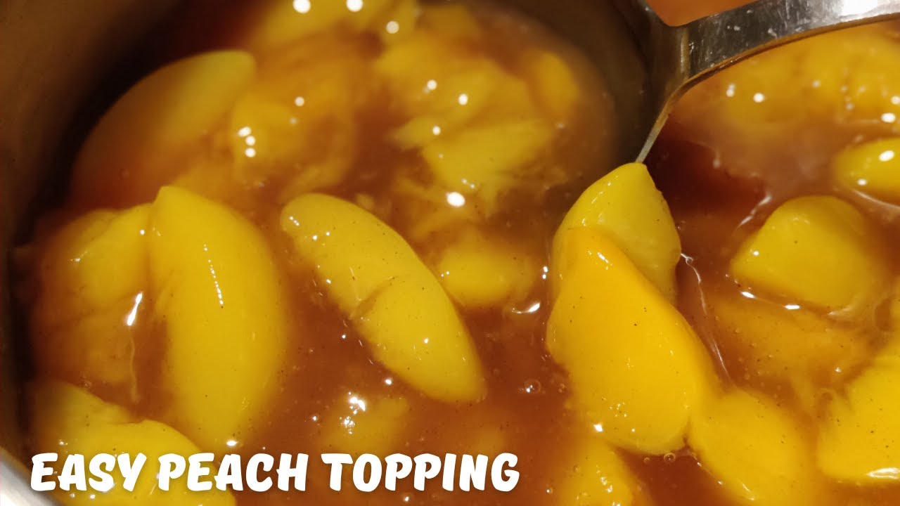 How to Make Easy Peach Topping for Pancakes