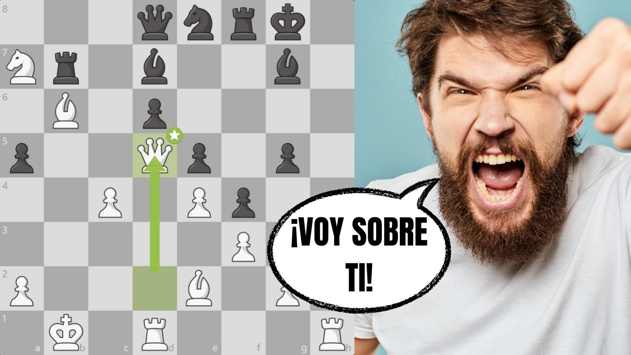 💥 Variante AGRESIVA contra la Defensa más AGRESIVA | Defensa India de Rey, Variante Sämisch