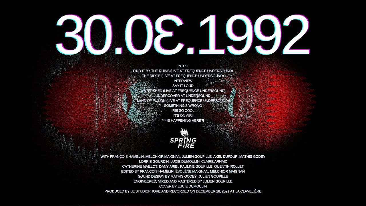 SpringFire - 30.03.1992 at Frequence Undersound (Full Album)