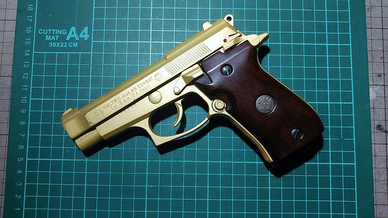 ベレッタ BERETTA M85  シングルカラム 　金属モデルガン・ブランクガン「VALTRO mod85 COMBAT」イタリア製　日本向け合法仕様