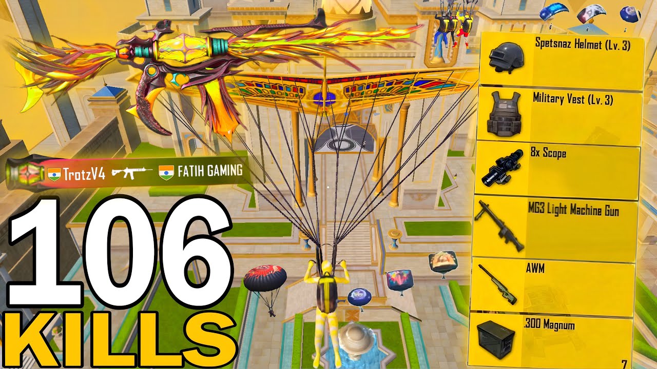 106 KILLS!😍 NEW BEST LOOT GAMEPLAY with MUMMY SET 🔥SAMSUNG,A7,A8,J4,J5,J6,J7,J2,J3,XS,A3,A4,A5