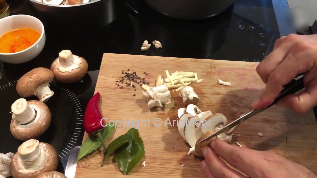 آموزش درست کردن قارچ پلو - How To Make Mushrooms Rice
