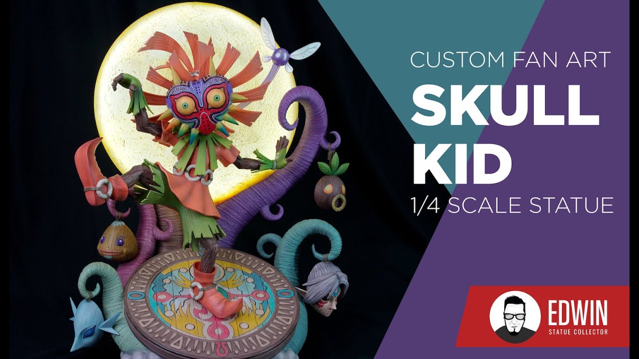 Dream Studio Zelda Majora's Mask Skull Kid 1/4 scale resin statue -