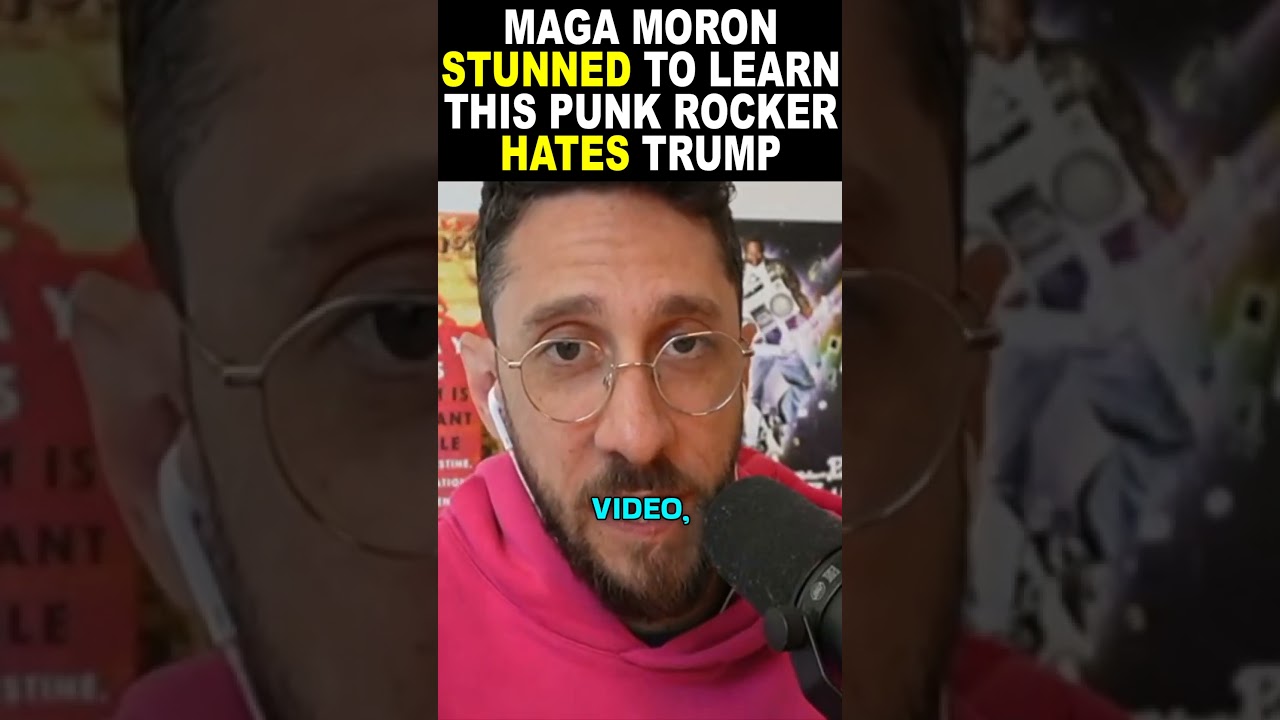 MAGA Moron dowiaduje się w czasie rzeczywistym, że zesp&oacute;ł punkowy NIENAWIDZI Trumpa