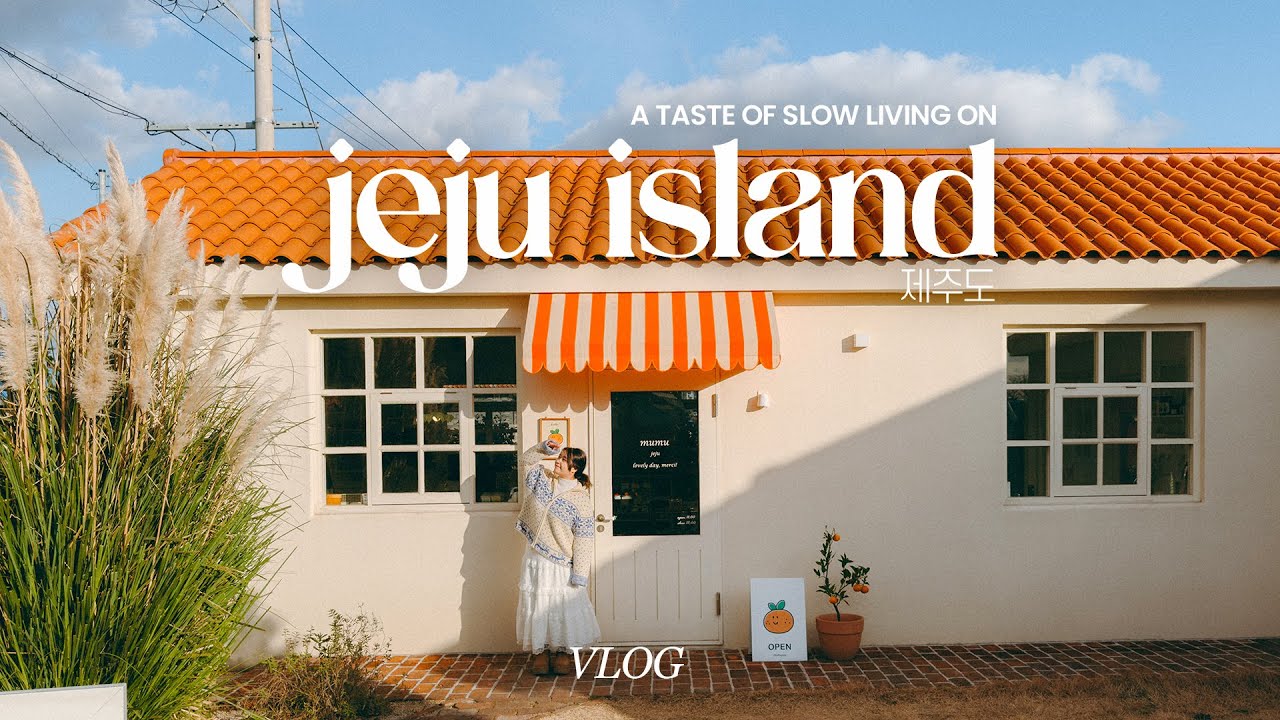 a slow life in jeju vlog 🍊 | seaside stay, cute gift shop, scenic coastal driving route