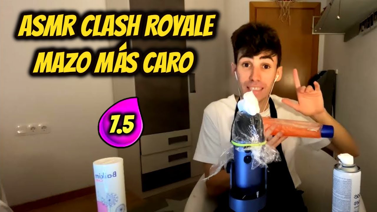 ASMR CLASH ROYALE *MAZO MÁS CARO 7.5 ELIXIR*