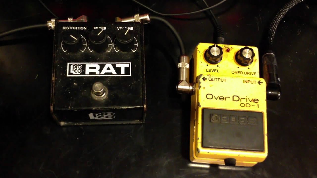 Vintage ProCo RAT vs Vintage Boss Over Drive OD-1