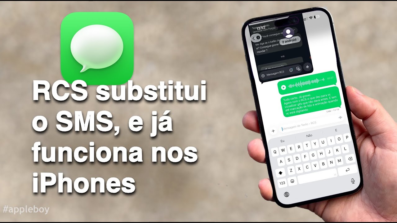 iPhone Ganhou Função de RCS, que substitui o SMS.. VEJA COMO USAR NA PRÁTICA!