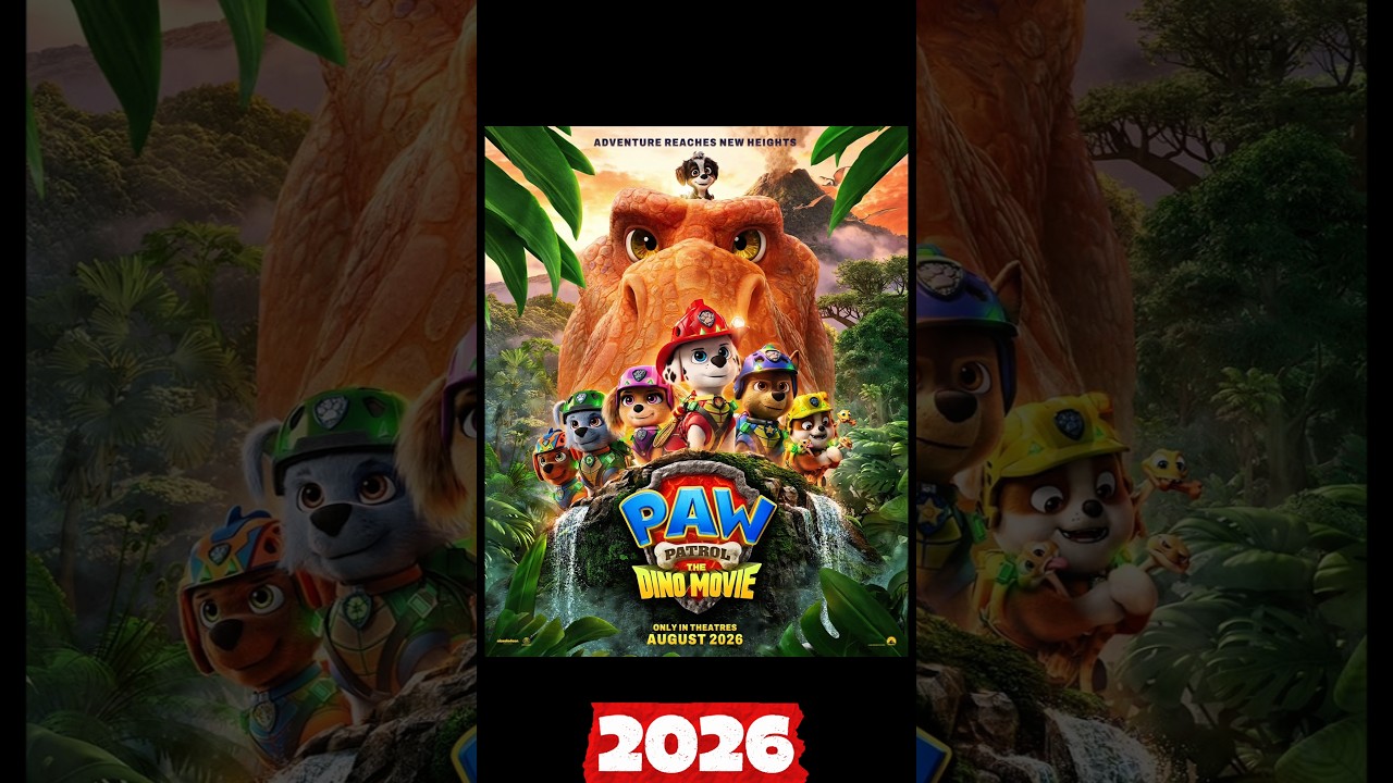 Evoluci&oacute;n de los P&oacute;sters de las pel&iacute;culas de Paw Patrol ll Paw Patrol Movies