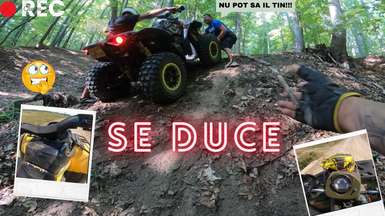 A RAMAS IN PANTA !! M-AM DAT PE SPORTSMAN 800 SI OUTLANDER 650 !!! UN TRASEU MINUNAT :)) !! LMA MIE!