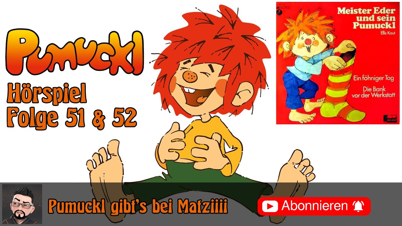 Pumuckl Hörspiel Folge 51 & 52 - Ein föhniger Tag & Die Bank vor der Werkstatt (1976)
